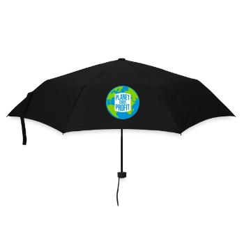 Planète sur le devis de profit - Parapluie standard - noir - Devant