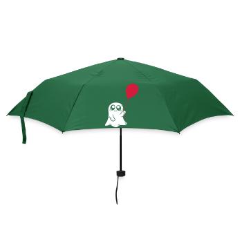 Conception de la bande dessinée Balloon Spirit - Parapluie standard - vert bouteille - Devant