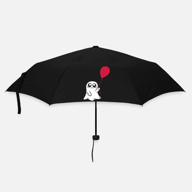 Luftballon Geist Comic Design - Regenschirm (klein) - Schwarz