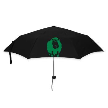 mouton a l’air stupide mignon drôle idiot cool - Parapluie standard - noir - Devant