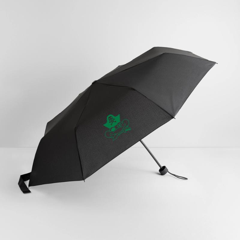 Frog Captain Cap Toad Funny Comic Cartoon Umbrella (small)