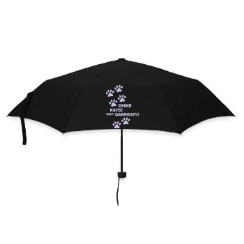 Rien ne fonctionne sans chat - Parapluie standard - noir - Devant