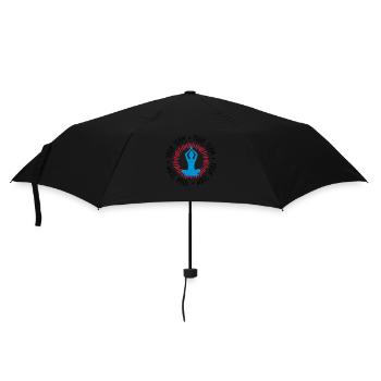 Team Yoga - Parapluie standard - noir - Devant