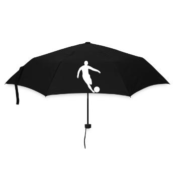 Footballer - Umbrella (small) - black - Front