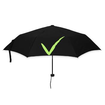 Stroke of the brush hook - Umbrella (small) - black - Front