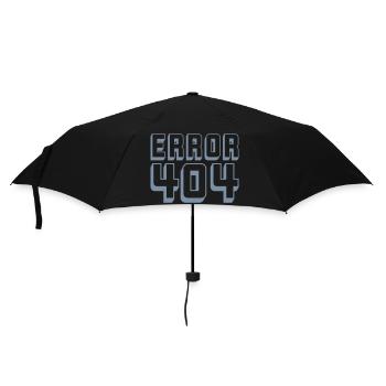 Computer Connection Error 404 - Umbrella (small) - black - Front