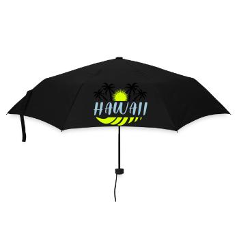 Hawaï - Parapluie standard - noir - Devant