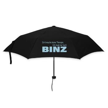 Therapie BINZ - Regenschirm (klein) - Schwarz - Vorne
