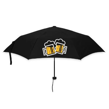 XZwei Originale Bayern (2 / NEG) - Regenschirm (klein) - Schwarz - Vorne