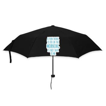 ne me parle pas - Parapluie standard - noir - Devant