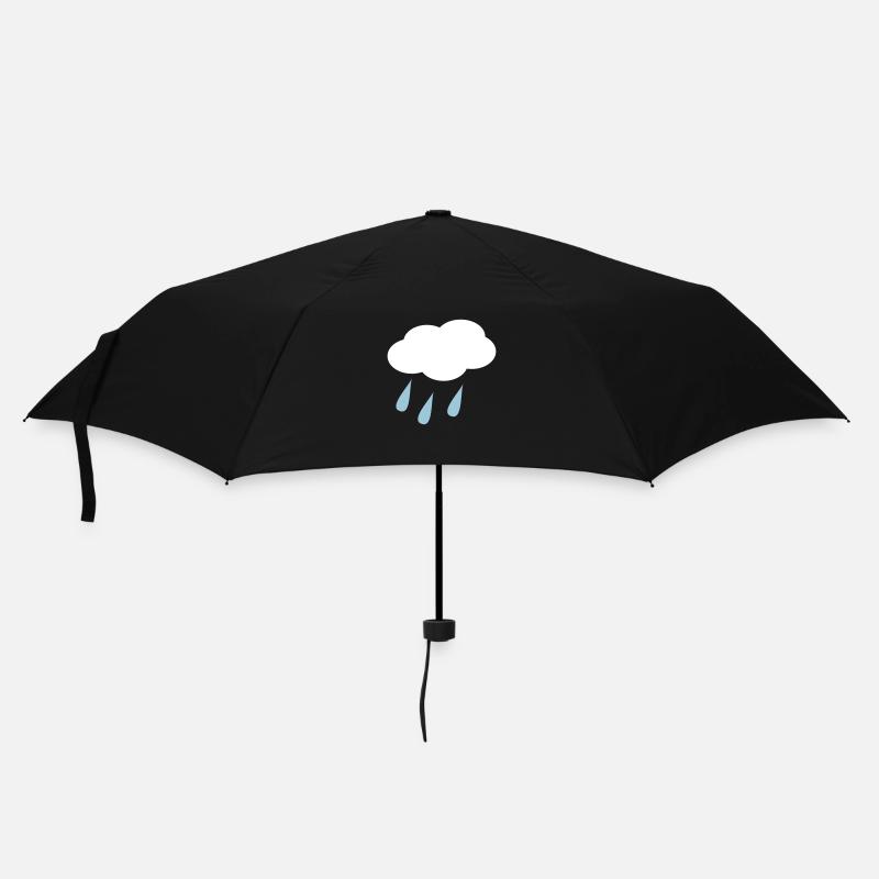 regen - Regenschirm (klein) - Schwarz