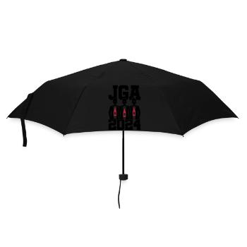 Junggesellenabschied 2024 - Regenschirm (klein) - Schwarz - Vorne