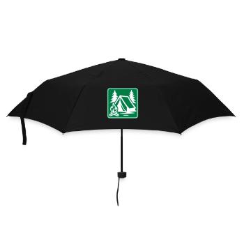 Camping Tent Icon - Umbrella (small) - black - Front
