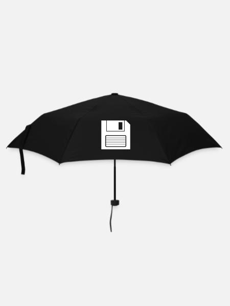 Floppy disk storage symbol - Umbrella (small) - black