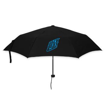 crazy sexy cool Design - Regenschirm (klein) - Schwarz - Vorne