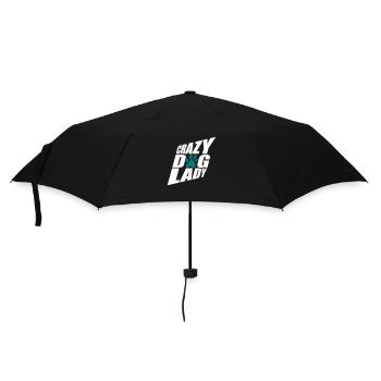 Citation de Crazy Dog Lady - Parapluie standard - noir - Devant