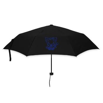 Bébé chat mignon sucette chaton hochet enfant - Parapluie standard - noir - Devant