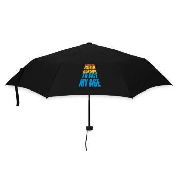 to act my age - Umbrella (small) - black - Front