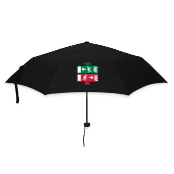Feuerwehr - Regenschirm (klein) - Schwarz - Vorne