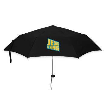 Citation de Jésus est roi - Parapluie standard - noir - Devant