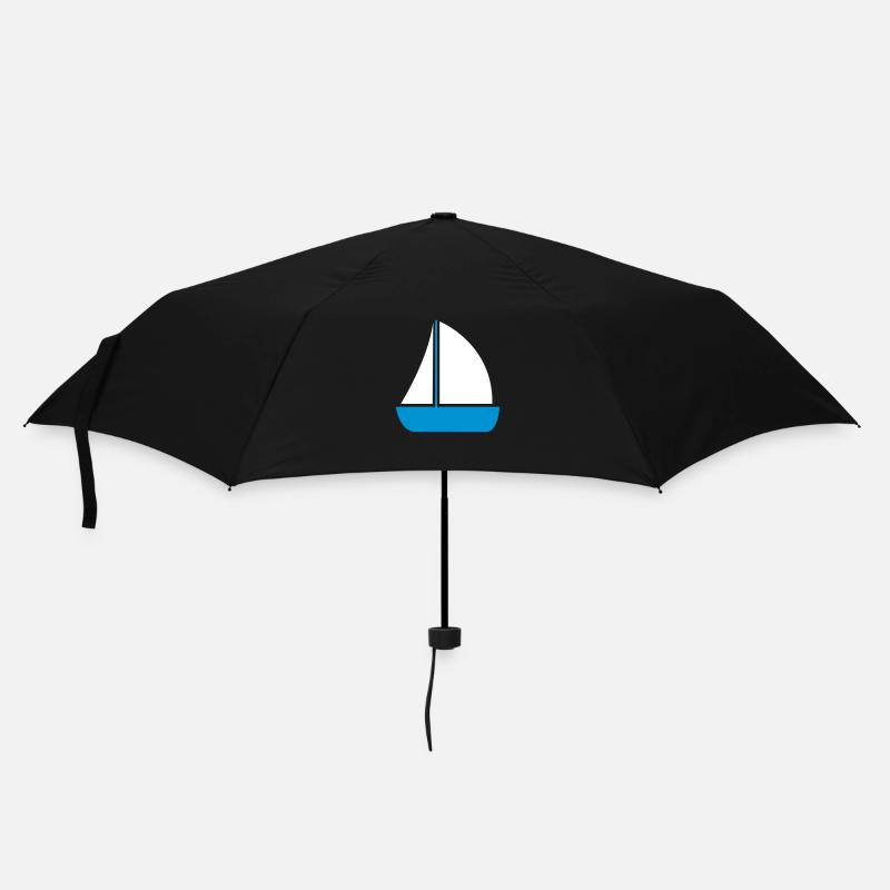 bateau à voile - Parapluie standard - noir