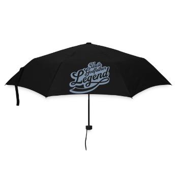 Uncle Godfather Legend Zitat - Regenschirm (klein) - Schwarz - Vorne