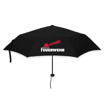 Freiwillige Feuerwehr Bereitschaft Helm - Regenschirm (klein) - Schwarz - Vorne