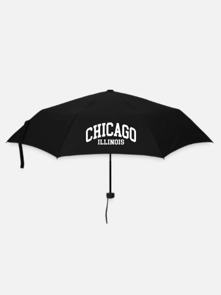 Chicago - Regenschirm (klein) - Schwarz