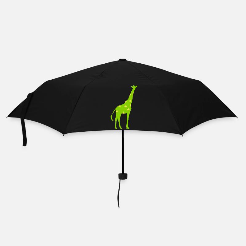 Giraffe - Regenschirm (klein) - Schwarz