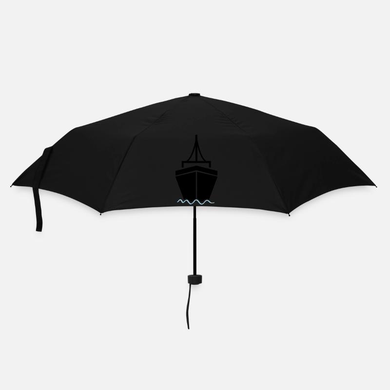 schiff 2 - Regenschirm (klein) - Schwarz