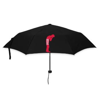 Stehend weinen Depression - Regenschirm (klein) - Schwarz - Vorne