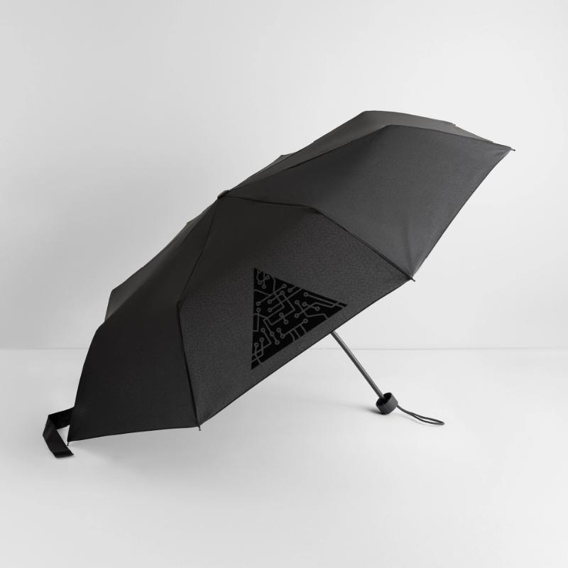 triangular shape microchip technology cool design Umbrella (small)
