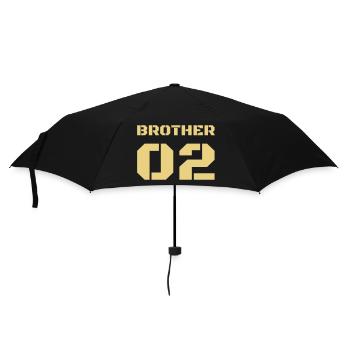 Deuxième Frère Frère Frère 02 - Parapluie standard - noir - Devant