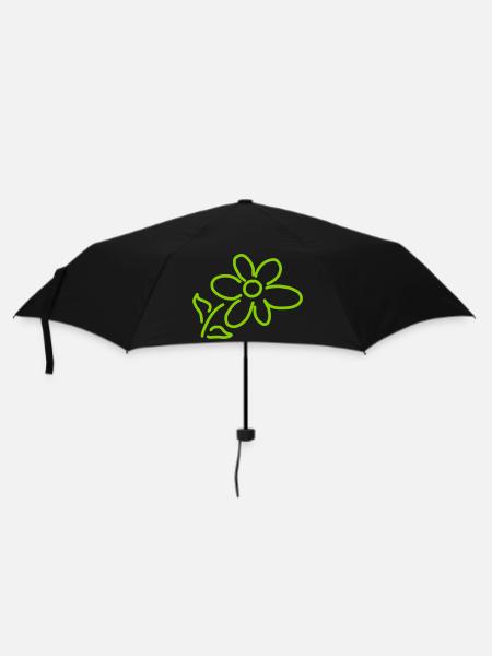 iYpsilon Blume - Regenschirm (klein) - Schwarz