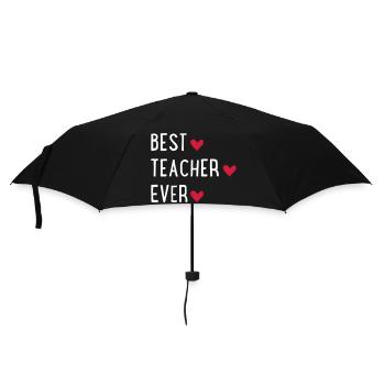 Teacher - Umbrella (small) - black - Front