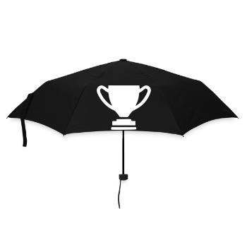 Icône de coupe Icône minimale Vecteur - Parapluie standard - noir - Devant