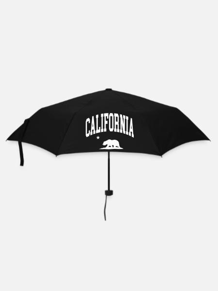 California - Regenschirm (klein) - Schwarz