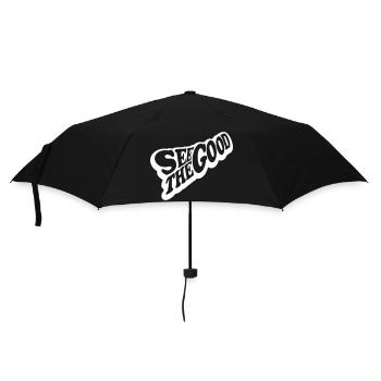see the good quote - Umbrella (small) - black - Front