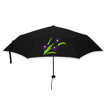 fleurs en épi - Parapluie standard - noir - Devant