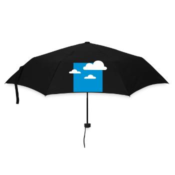 Des nuages dans le ciel - Parapluie standard - noir - Devant