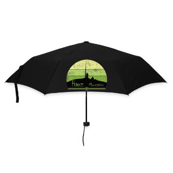 Harz Style - Harz Mountains - We love the Harz Mountains - Umbrella (small) - black - Front