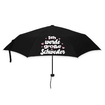 Liebevolle Schwester Botschaft - Regenschirm (klein) - Schwarz - Vorne