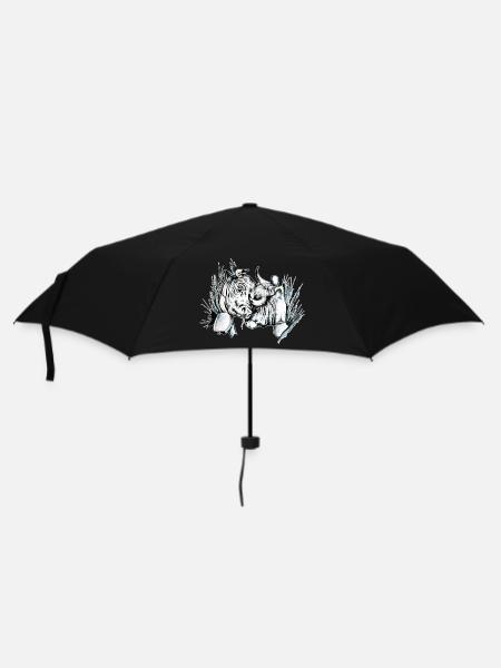 Vache d'hérens, eringer - Parapluie standard - noir
