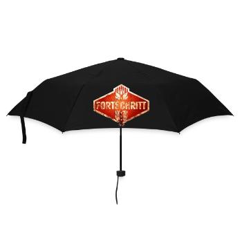 DDR Fortschritt - Traktoren - Vintage Logo Rosti - Regenschirm (klein) - Schwarz - Vorne