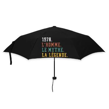 1978 l'homme le mythe la légende anniversaire - Parapluie standard - noir - Devant