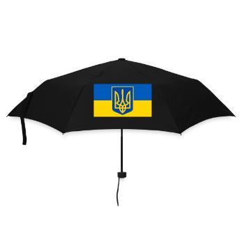 Ukraine - Umbrella (small) - black - Front