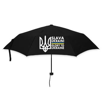 Slava ukraini - Umbrella (small) - black - Front