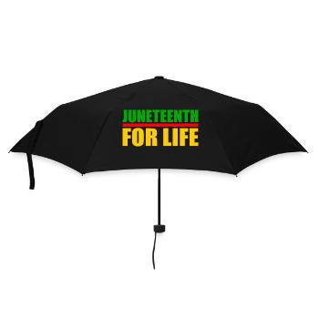 juneteenth - Umbrella (small) - black - Front