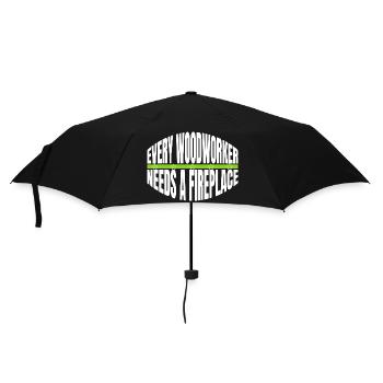 a carpenters prayer tshirts gift idea - Regenschirm (klein) - Schwarz - Vorne
