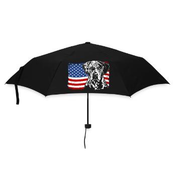 CATAHOULA LEOPARD DOG America Flag Dogs Wilsigns - Umbrella (small) - black - Front